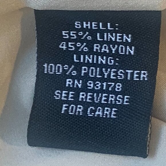 Premise Linen Blend Sleeveless Dress Embroidered Sz 12 #139A - Picture 8 of 9